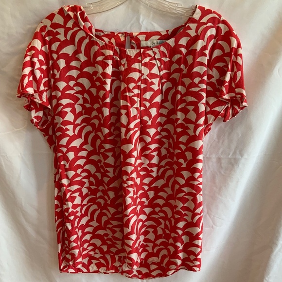 Boden silk s/s blouse - US 10/UK 14 - Picture 1 of 1